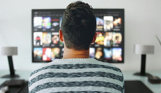 man watching